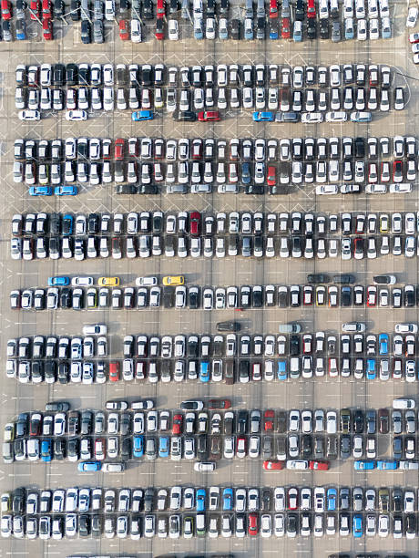 istock Storage facility for new cars 2251876331