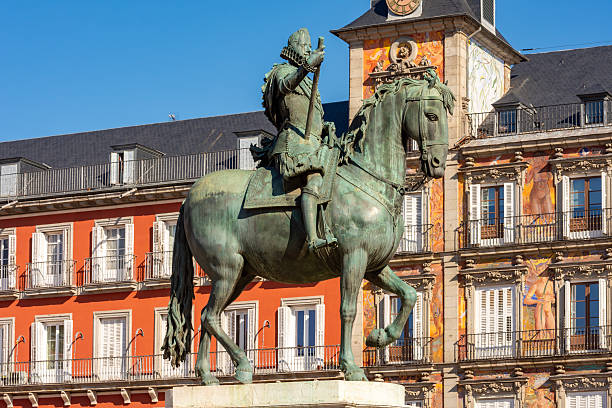 istock King Philip III statue on Plaza Mayor (Main square) in Madrid, Spain 2251876401