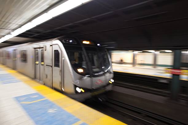 istock Blurred Subway Train at Underground Station 2251878416