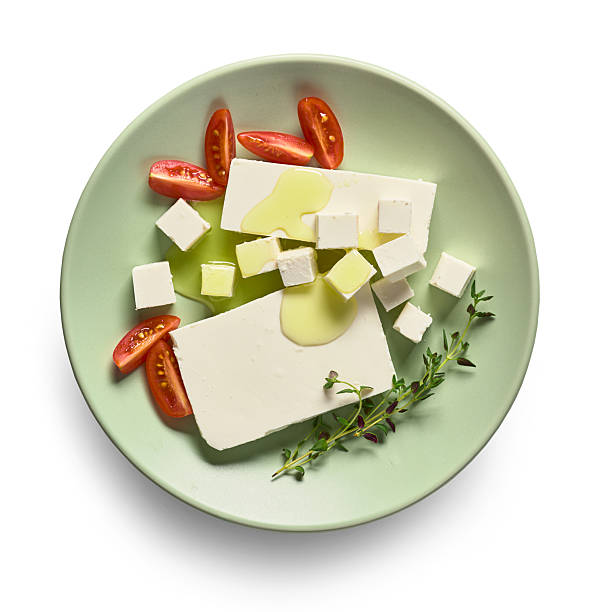 istock plate of fresh greek cheese 2251882227