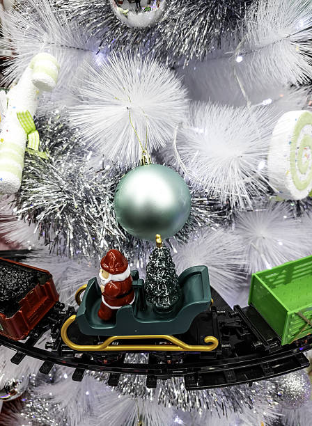 istock Christmas ornament and little train 2251884591