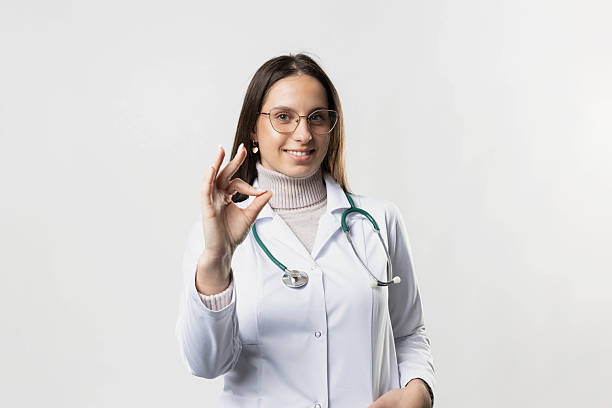istock Confident Female Doctor with Stethoscope 2251886512