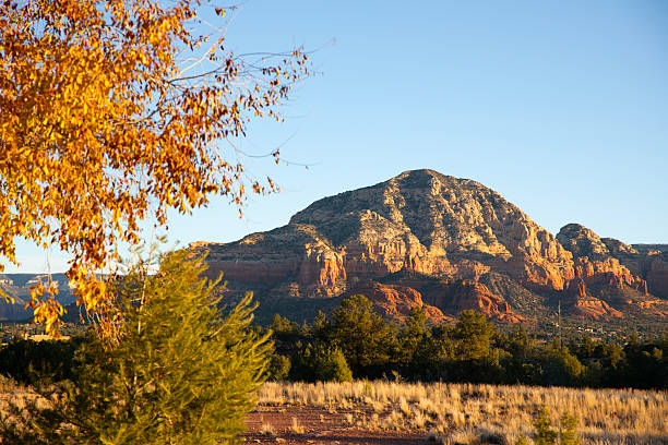 Sedona Mountain Range in the Fall. Shot in Sedona, Arizona