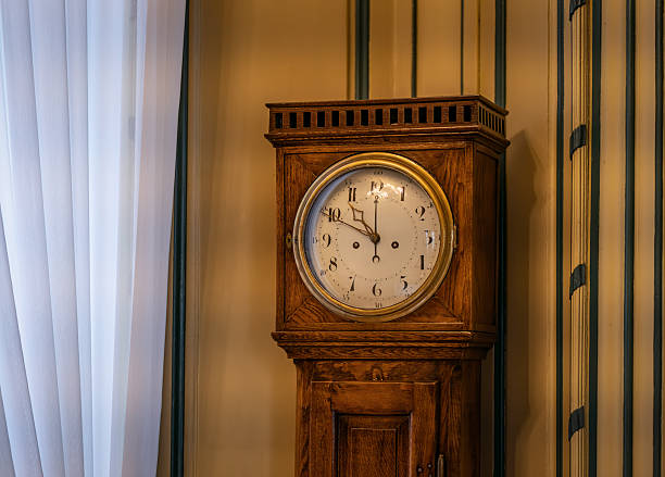 istock The old and vintage clock  in a room 2251889760