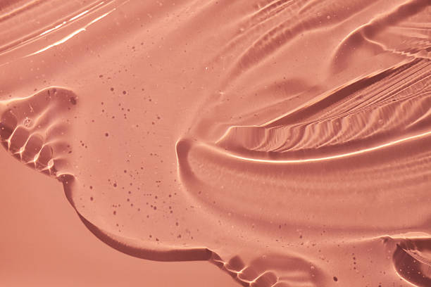 istock Beauty product red gel sample swatch 2251891546