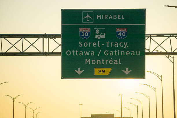 istock highway signs on the way to montreal canada inside canada 2251893657