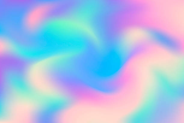istock Abstract holographic background, trendy colorful texture.  Beautiful iridescent paper. 2251897404