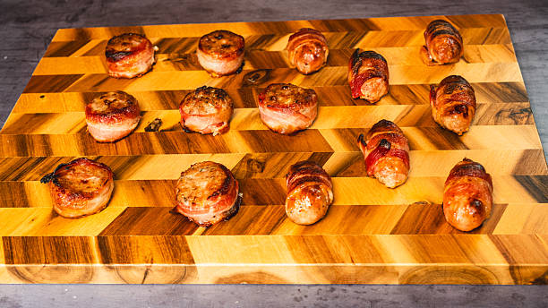 istock Festive Snack Board with Pigs in Blankets 2251897627