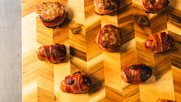 istock Festive Snack Board with Pigs in Blankets 2251897643