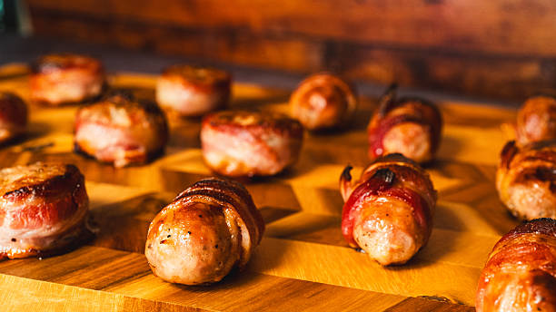 istock Festive Snack Board with Pigs in Blankets 2251897645