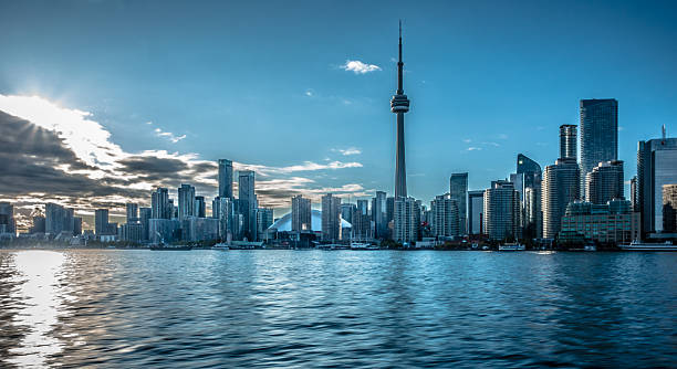 istock Panoramic view of Toronto skyline at day time 2251897697