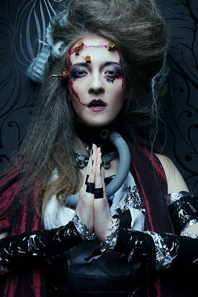 istock Young woman with creative make up. 2251903874