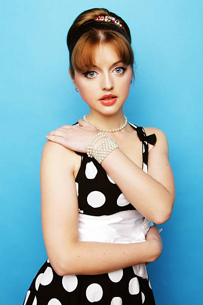 istock Young happy pin-up woman 2251909664