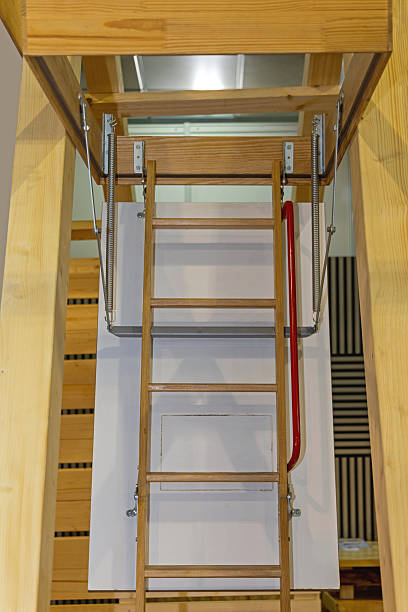 istock Wooden Folding Loft Ladder 2251915956