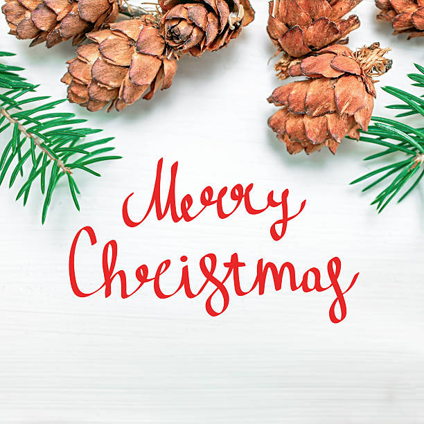 Handwritten Christmas greetings on a photo