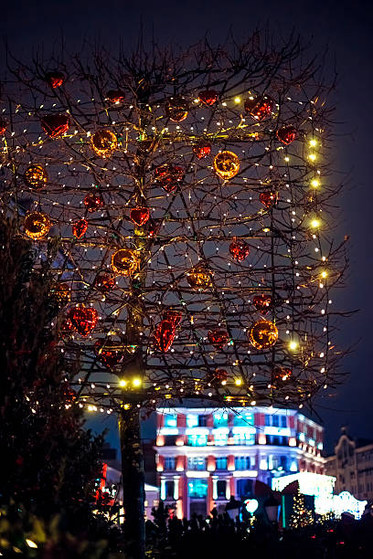 istock festive balls on the Christmas tree 2251917901