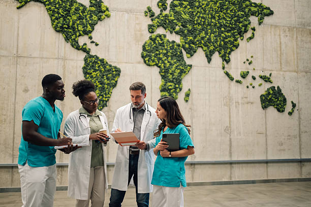 istock Diverse medical team discussing global health strategy 2251919016