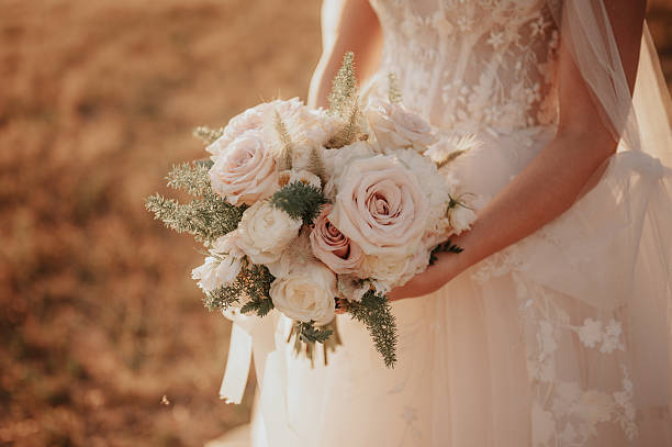 istock Bride holding a beautiful bouquet 2251921455