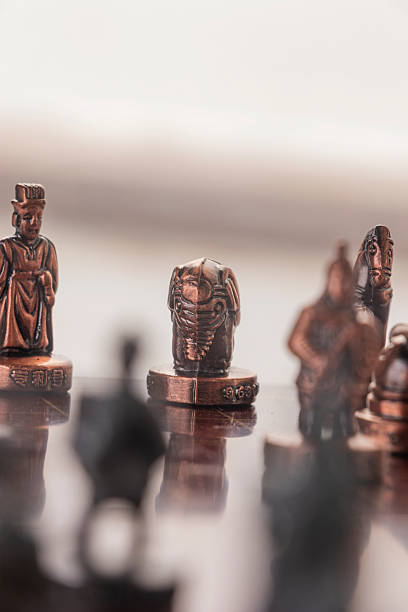 istock Xiangqi Power Play: The Horse and Elephant Pieces Aligned for Financial Victory. 2251922421