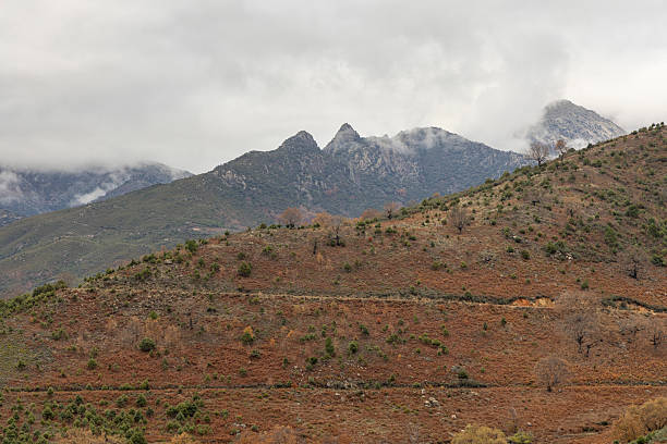 Panoramic view of the Sierra de Gredos from the Alto de las Batallas peak