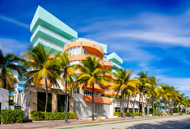 Miami Beach, FL, USA - December 12, 2025: Ocean Place Condo Association Miami Beach built in 2004
