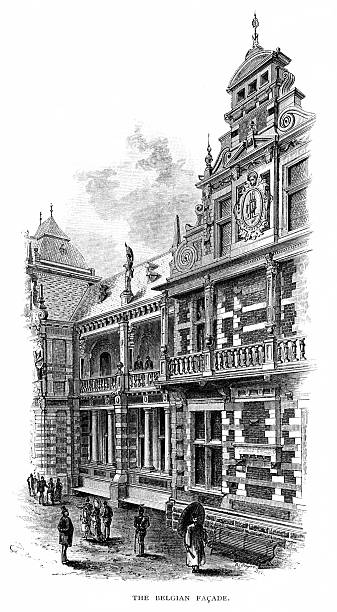 istock Belgium Architecture, Paris Exposition 1878, Paris, France 2251926039