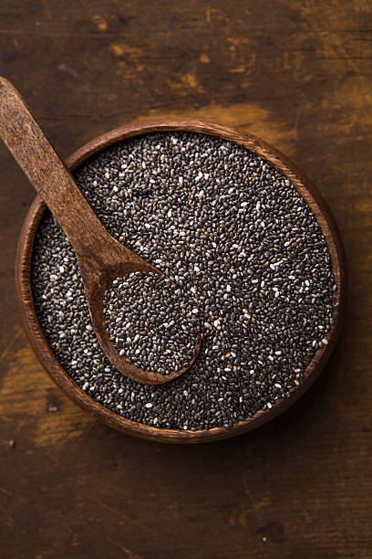 istock Chia Seeds in Wooden Bowl 2251932642