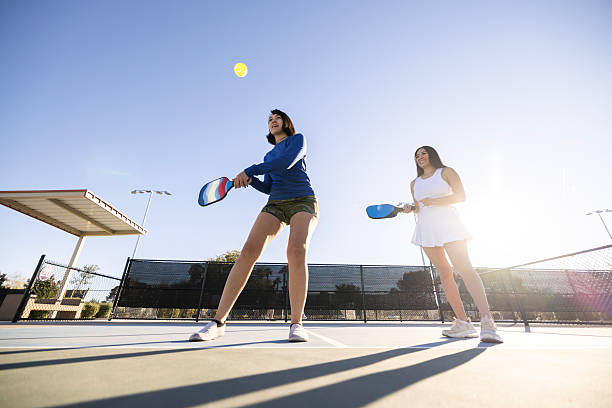 istock Friends Playing Pickleball. 2251935442
