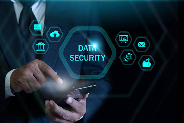 istock Business, Technology, Internet and network concept. Cyber security data protection business technology privacy concept. Businessman working on a virtual screen 2251942261