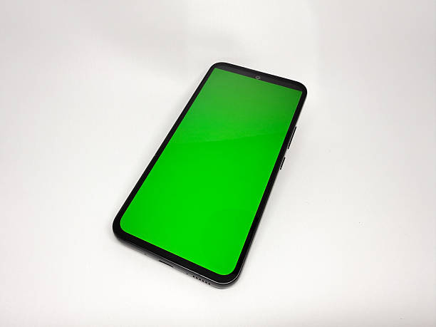 istock Mobile Phone with Green Screen for Website Preview Mockup 2251947251
