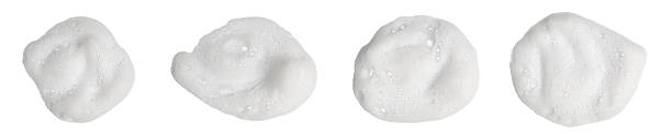 istock Single soap bubble on white background. Abstract cleaning texture. Ideal for hygiene, freshness and design concepts. Perfect for advertising, background and creative visual effects. 2251947890
