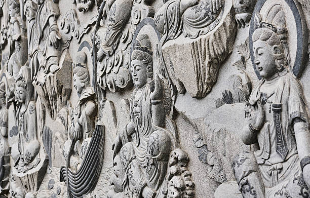 istock Buddhism God Kwan Yin Statue 2251950574