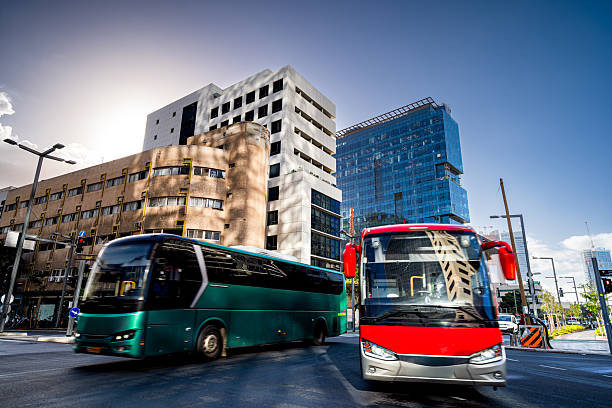 istock Buses at an intersection in central Tel Aviv, Israel. 2251953453