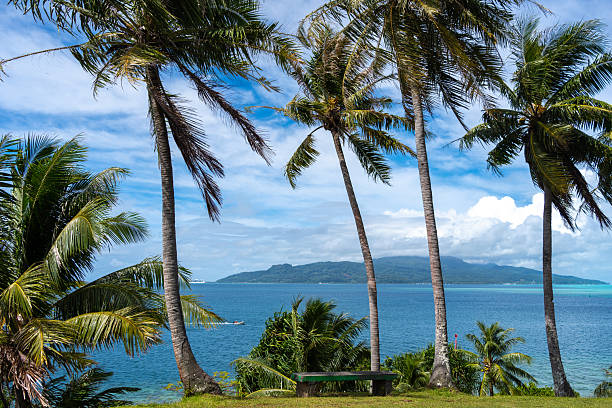 istock Panoramic View of Raiatea Island from Tahaa, French Polynesia 2251955194
