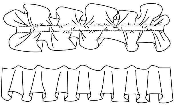 Ruffle border Clipart Vector PNG , SVG, EPS, PSD, AI