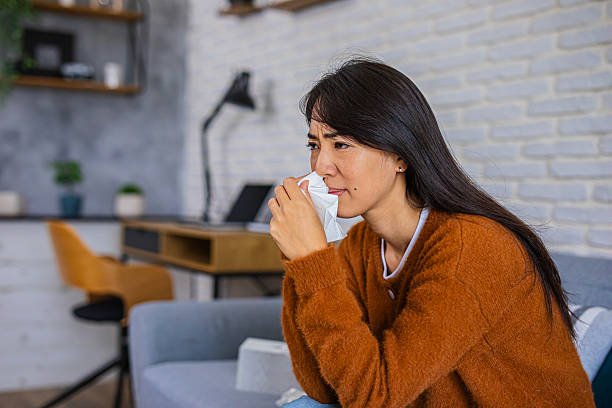 istock Woman Feeling Unwell During Cold or Flu at Home 2251968817