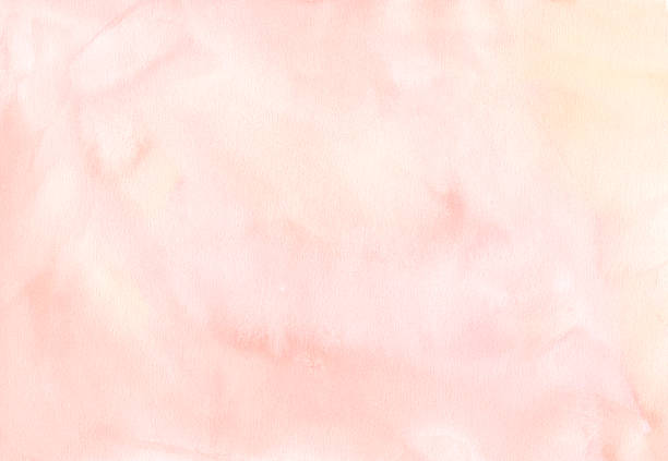 istock Watercolor solid background. Wedding cards design. Hand painted texture in pastel pink peach colors. Colorful wash with blurry clouds for text, lettering, cards 2251970676