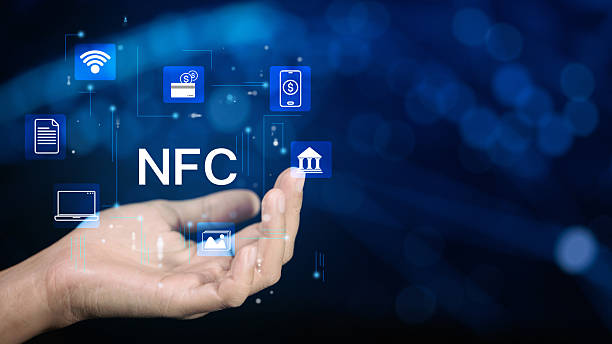 istock NFC Technology Concept with Digital Payment and Connectivity Icons 2251975237