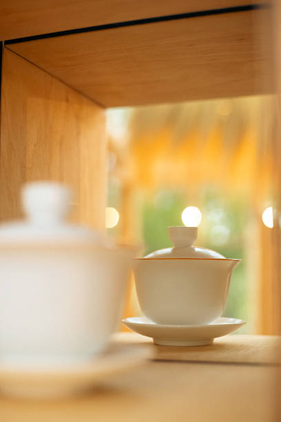 Close-up photo of a traditional tea teapot used in tea ceremonies, emphasizing craftsmanship, form, texture, and the cultural heritage of mindful tea brewing rituals.