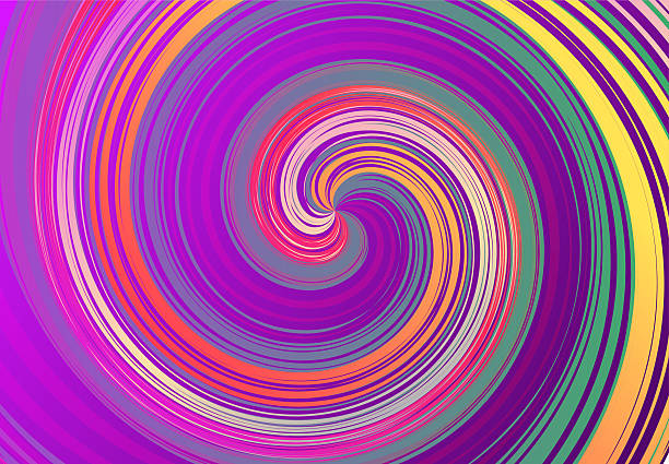 istock Vibrant abstract spiral of colorful rings in motion and energy for creative projects 2251990296