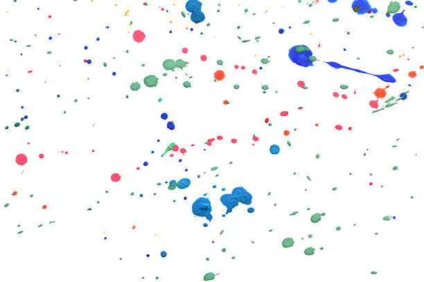 A background design created by randomly applying watercolor paint in different shades onto a background.