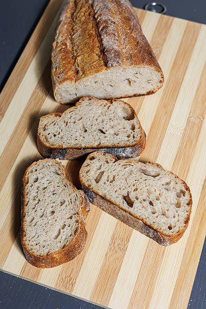 istock Delicious whole grain bread. Craft fresh bread. Homemade baking. 2252000332