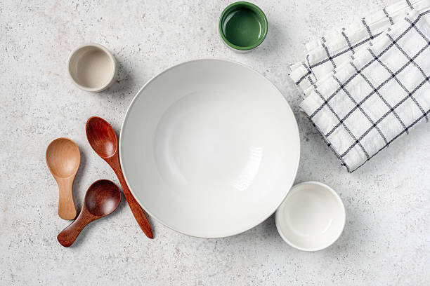 istock Group of empty plates, spoons and bowls 2252005822
