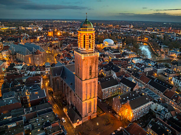 istock Zwolle Peperbus in the downtown district during sunset 2252008257