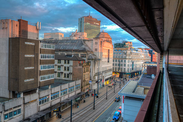 istock Aerial shot looking down on Manchester on a sunny day 2252012014