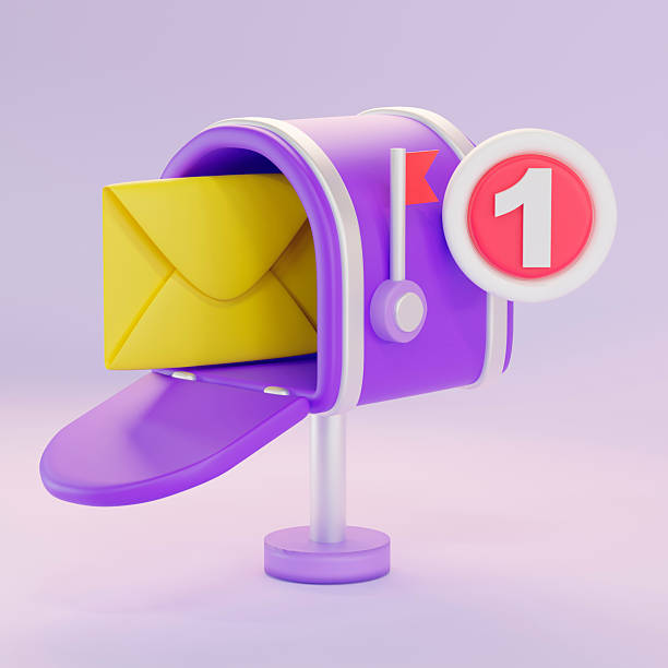 istock 3D illustration of a mailbox with an open door, containing an envelope and a letter symbolizing email. 2252036039
