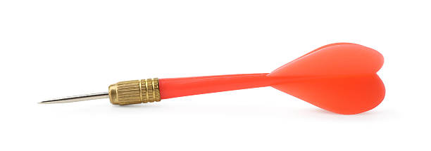istock One red dart arrow isolated on white 2252055256