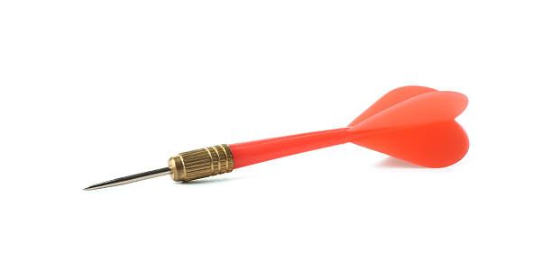 istock One red dart arrow isolated on white 2252055651