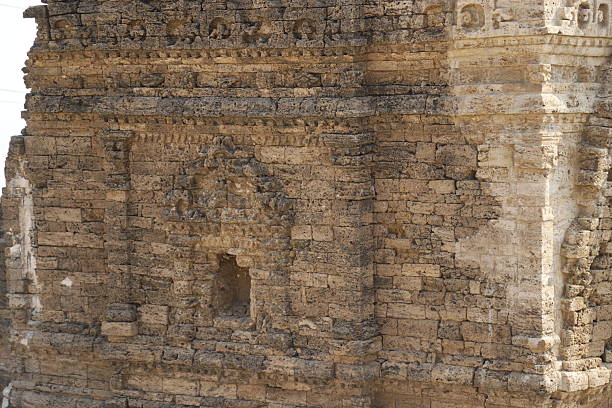 A series of architectural shots capturing the ruins of the Kafir Kot Fort and temple complex, D.I Khan, Pakistan.