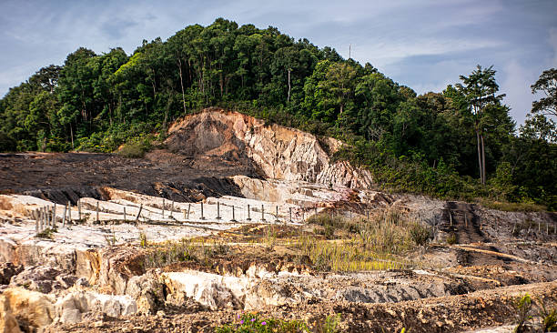 istock Exposed Soil Layers and Erosion Near Tropical Forest Hills 2252063843